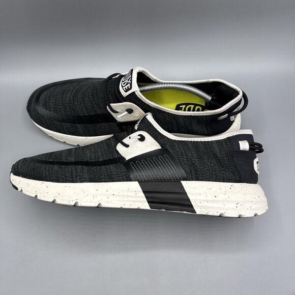 Hey Dude Sirocco Sport Mode Black Mesh Slip-On Casual Shoes Men's Size 13 - Picture 5 of 14